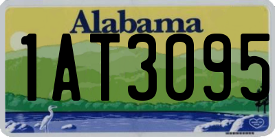 AL license plate 1AT3095