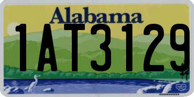 AL license plate 1AT3129