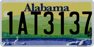 AL license plate 1AT3137