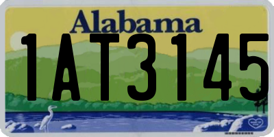 AL license plate 1AT3145