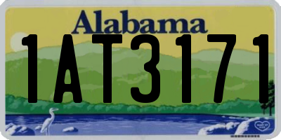AL license plate 1AT3171