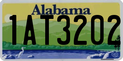 AL license plate 1AT3202