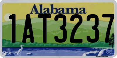 AL license plate 1AT3237