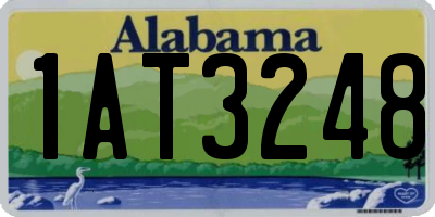 AL license plate 1AT3248