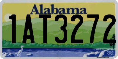 AL license plate 1AT3272