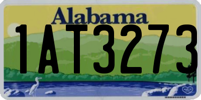 AL license plate 1AT3273