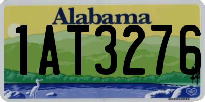 AL license plate 1AT3276