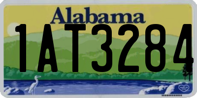AL license plate 1AT3284