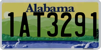 AL license plate 1AT3291