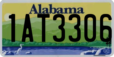 AL license plate 1AT3306