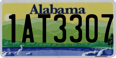 AL license plate 1AT3307