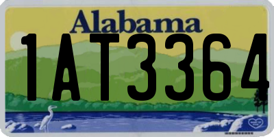 AL license plate 1AT3364