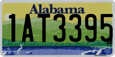 AL license plate 1AT3395