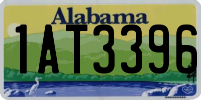 AL license plate 1AT3396