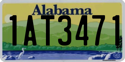 AL license plate 1AT3471