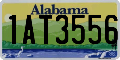 AL license plate 1AT3556