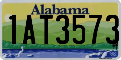 AL license plate 1AT3573