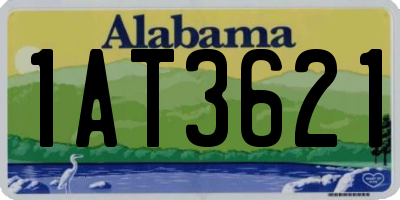 AL license plate 1AT3621
