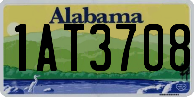 AL license plate 1AT3708