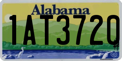 AL license plate 1AT3720