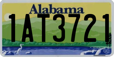 AL license plate 1AT3721