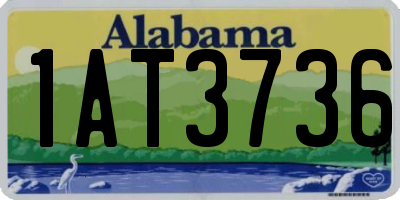 AL license plate 1AT3736