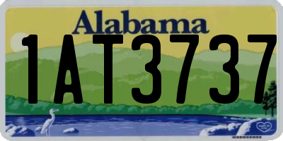 AL license plate 1AT3737