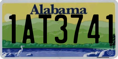 AL license plate 1AT3741