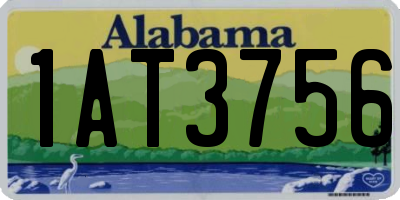 AL license plate 1AT3756