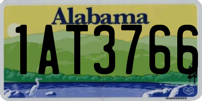 AL license plate 1AT3766