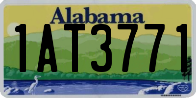 AL license plate 1AT3771