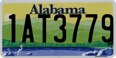 AL license plate 1AT3779