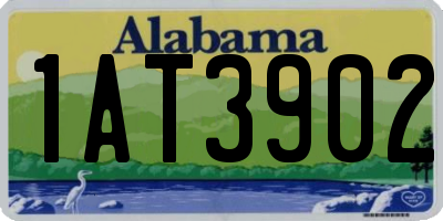 AL license plate 1AT3902
