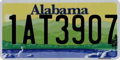 AL license plate 1AT3907