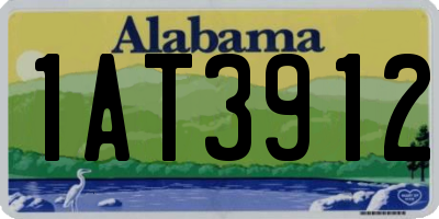 AL license plate 1AT3912
