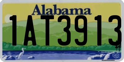 AL license plate 1AT3913