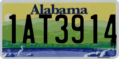 AL license plate 1AT3914