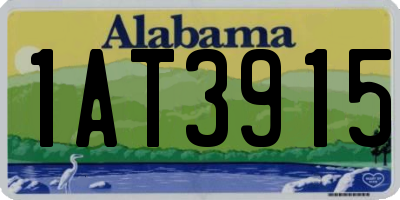 AL license plate 1AT3915