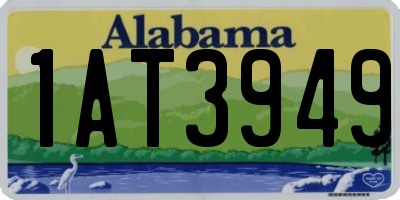 AL license plate 1AT3949
