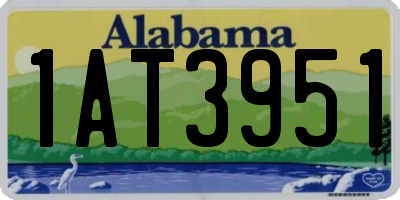 AL license plate 1AT3951