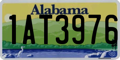 AL license plate 1AT3976
