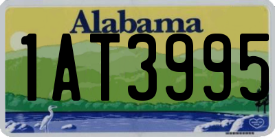 AL license plate 1AT3995
