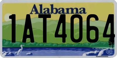 AL license plate 1AT4064