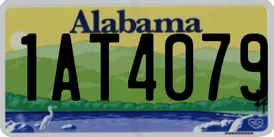 AL license plate 1AT4079