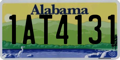 AL license plate 1AT4131