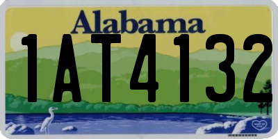 AL license plate 1AT4132