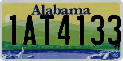 AL license plate 1AT4133
