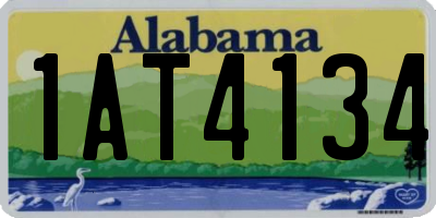 AL license plate 1AT4134