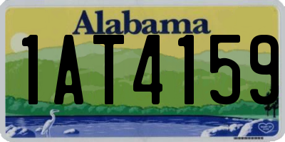 AL license plate 1AT4159