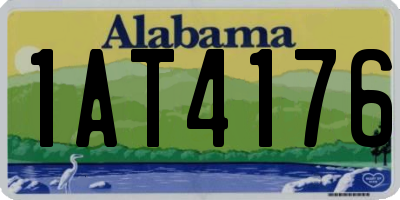 AL license plate 1AT4176